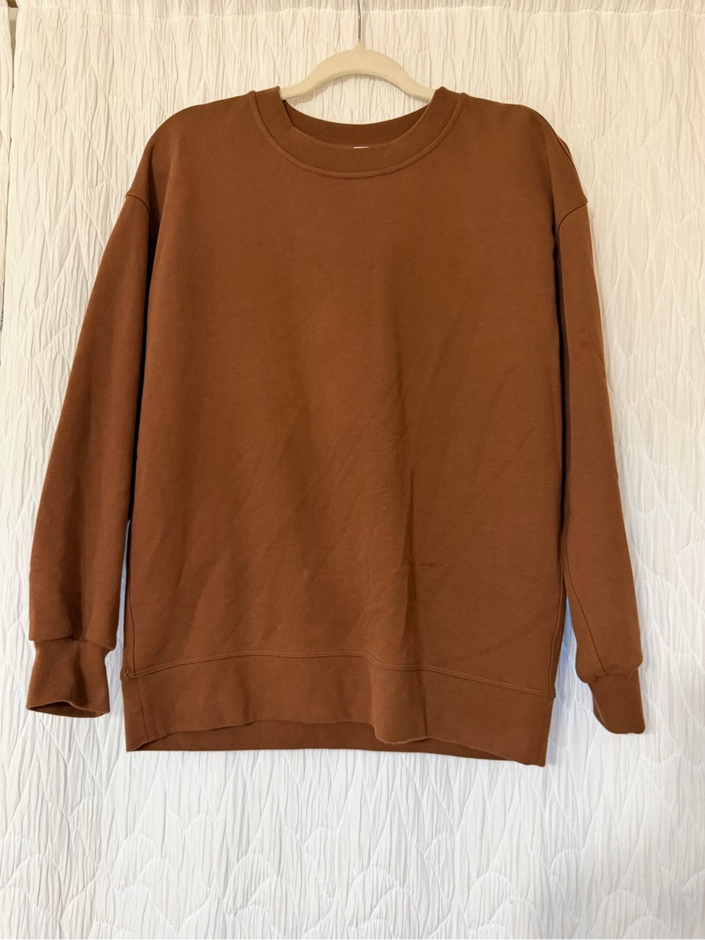 lululemon athletica Women's Crewneck Sweatshirt in Brown (never worn)